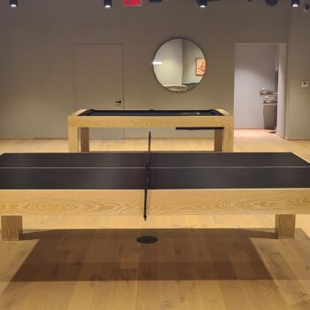 MODERN PING PONG TENNIS TABLE BLEACHED WOOD