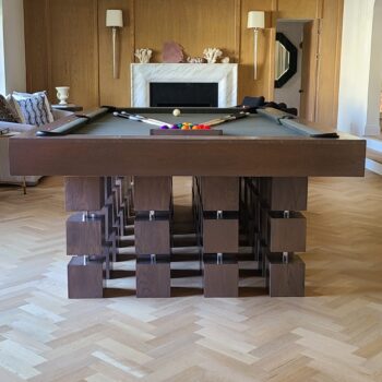 MODERN RUBIKS BILLIARDS TABLE OAK